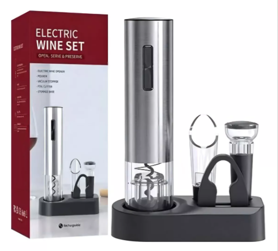 Descorchador de Vino Lujo con base