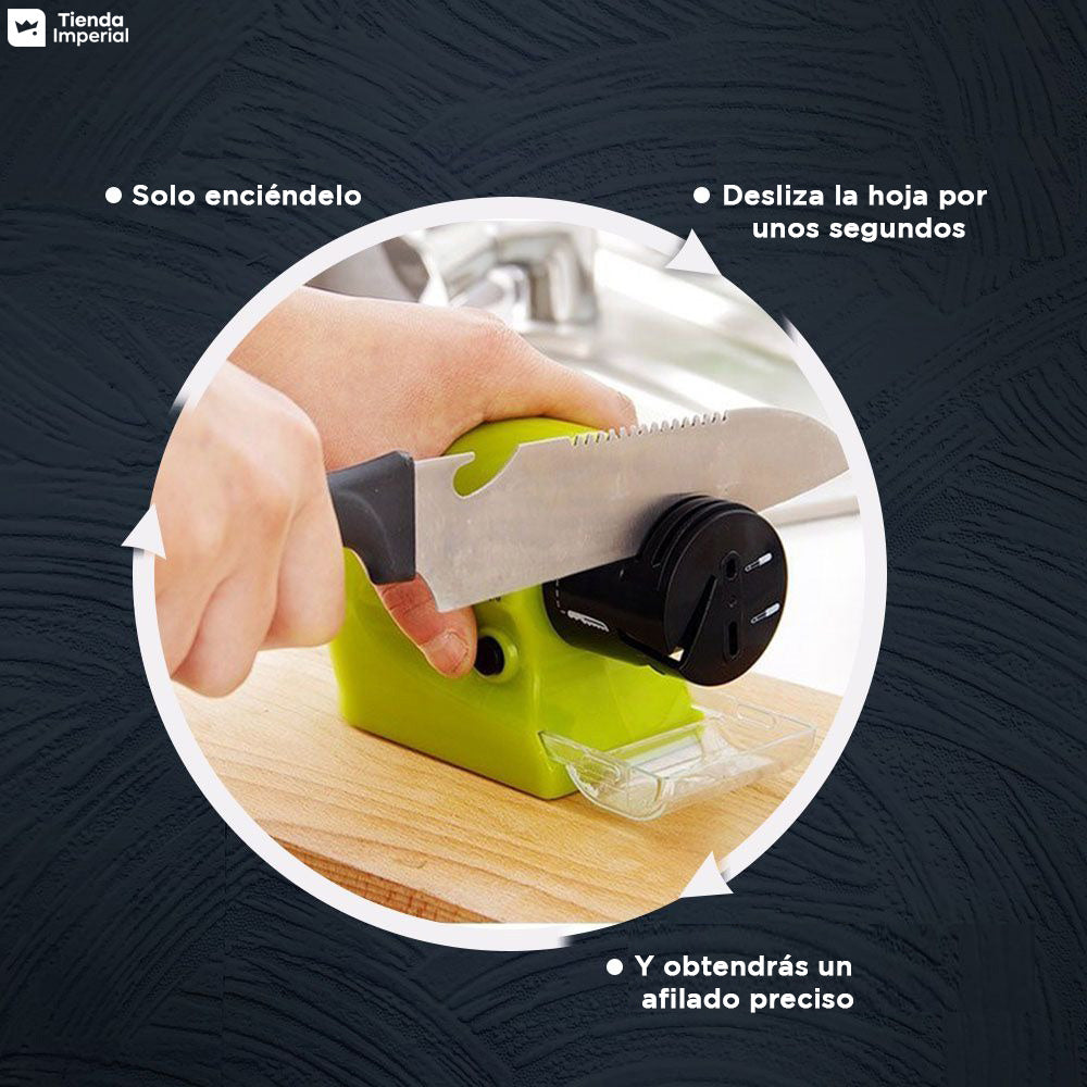 AFILADOR WIRE® — Deja tus cuchillos como nuevos en 10 segundos.