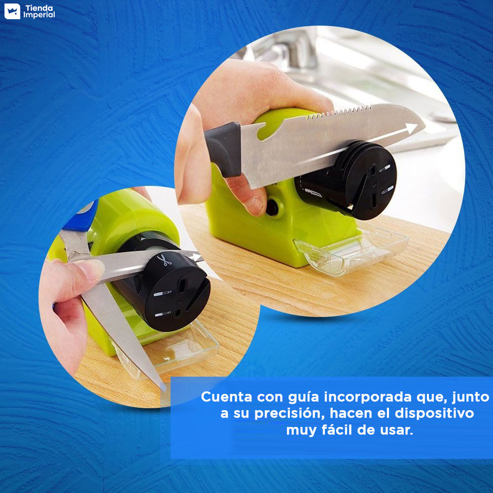 AFILADOR WIRE® — Deja tus cuchillos como nuevos en 10 segundos.