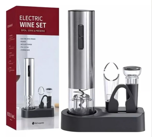 Descorchador de Vino Lujo con base