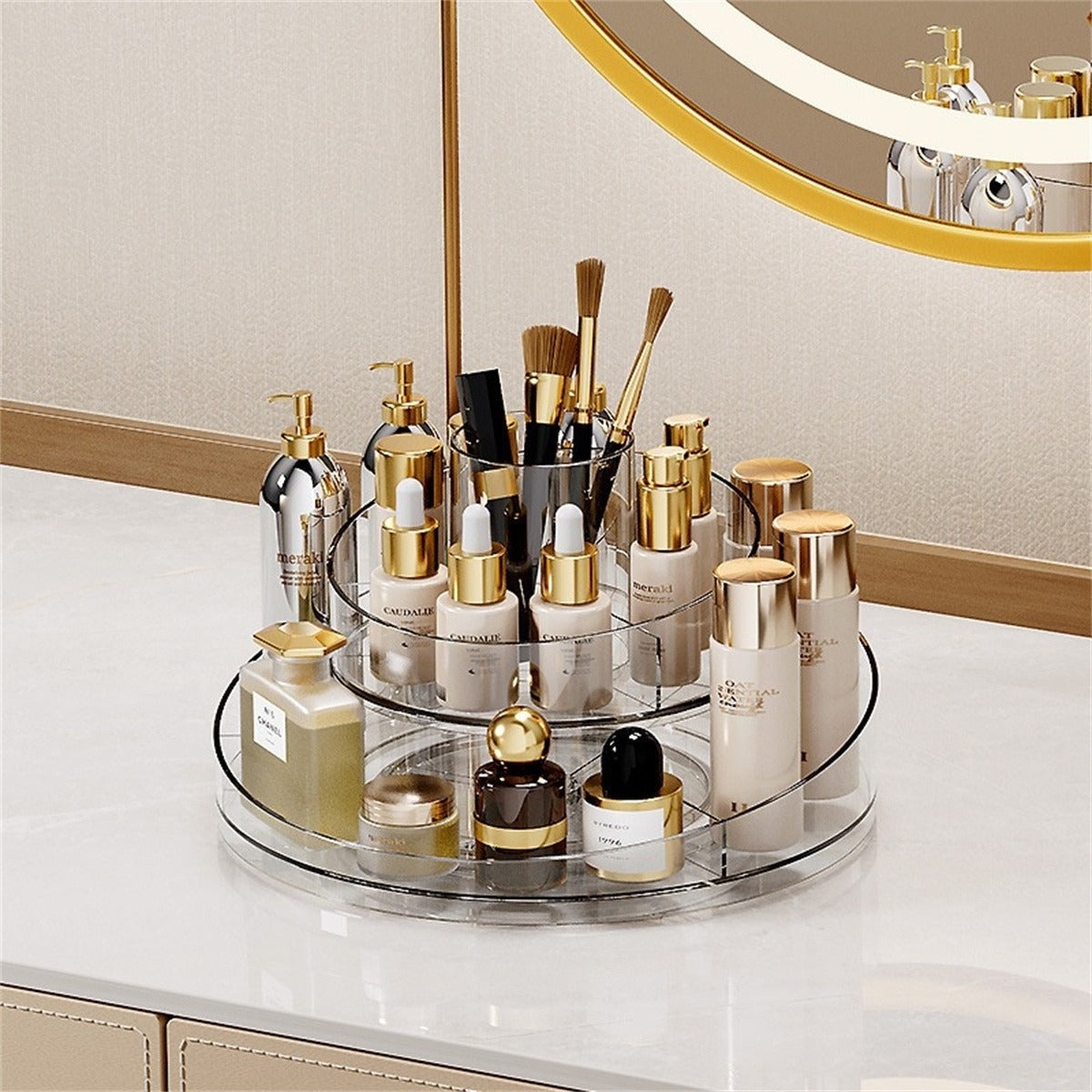 Organizador de Maquillaje Cosmético Giratorio 360º